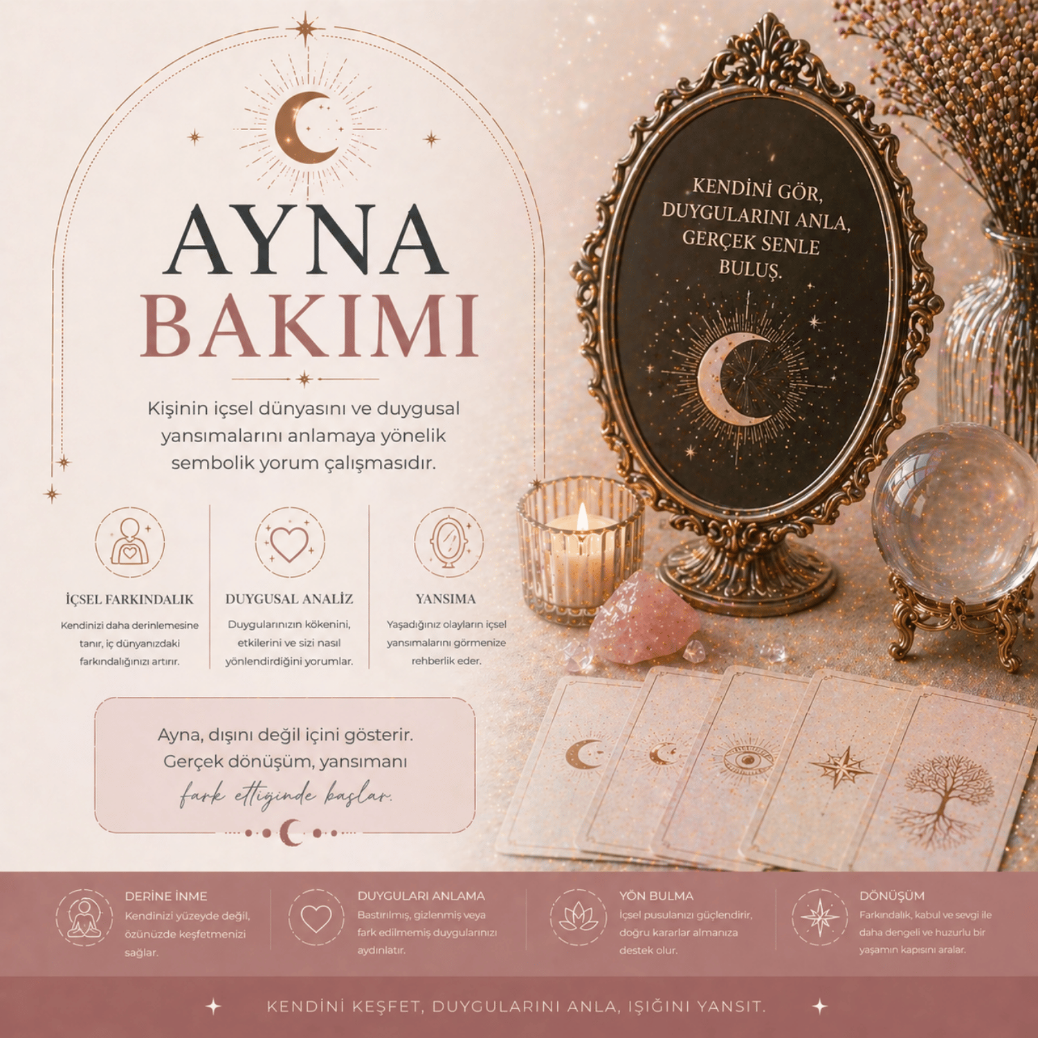 Ayna Bakımı – Ruhunuzun Derinliklerine Şeffaf Bir Yolculuk
