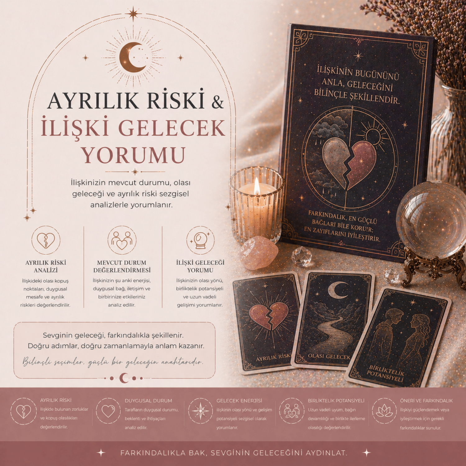 Ayrılık Riski & İlişki Gelecek Yorumu – Belirsizliği Farkındalıkla Aşın