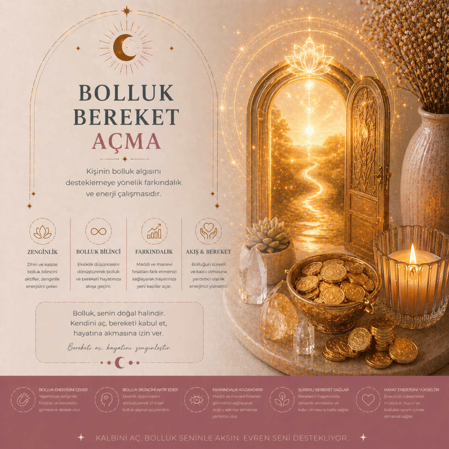 Bolluk Bereket Açma – Yaşamınızdaki Akışı Yeniden Başlatın