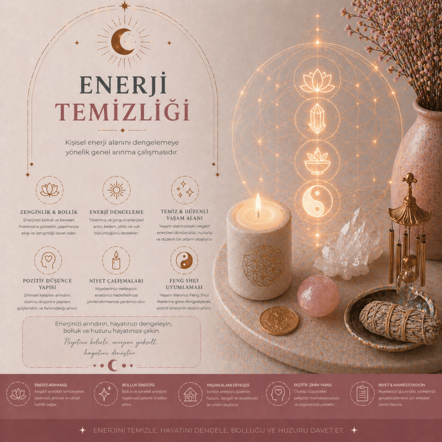 Enerji Temizliği – Arınmış Bir Ruh ve Dengeli Bir Yaşam Alanı