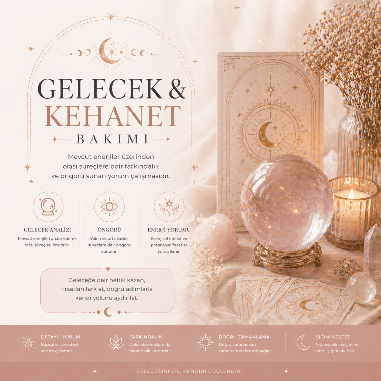Gelecek & Kehanet Bakımı – Yarının Enerjilerini Bugünden Keşfedin