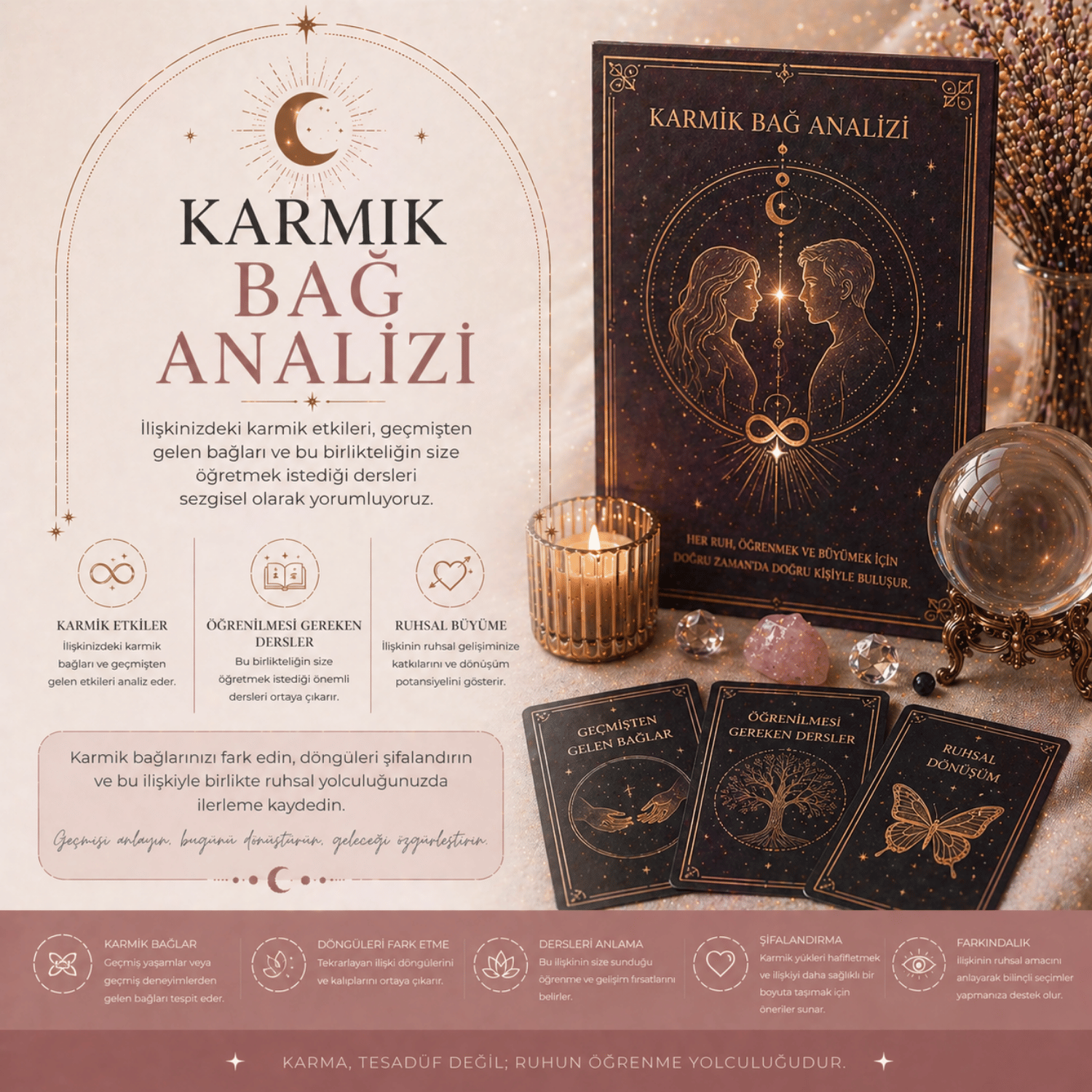 Karmik Bağ Analizi – Ruhsal Geçmişin ve Öğretilerin Keşfi