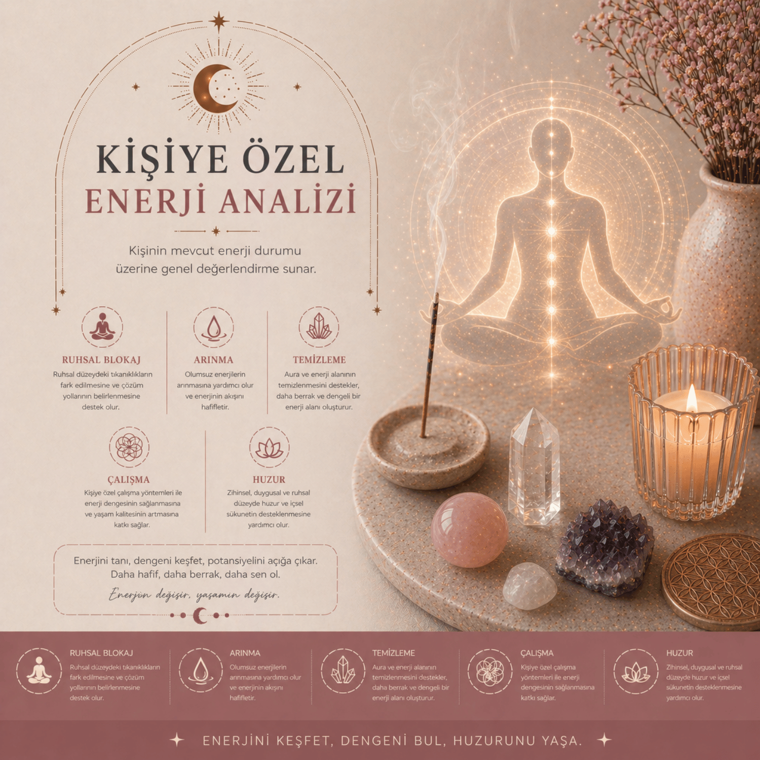 Kişiye Özel Enerji Analizi – Ruhsal Yol Haritanızı Keşfedin