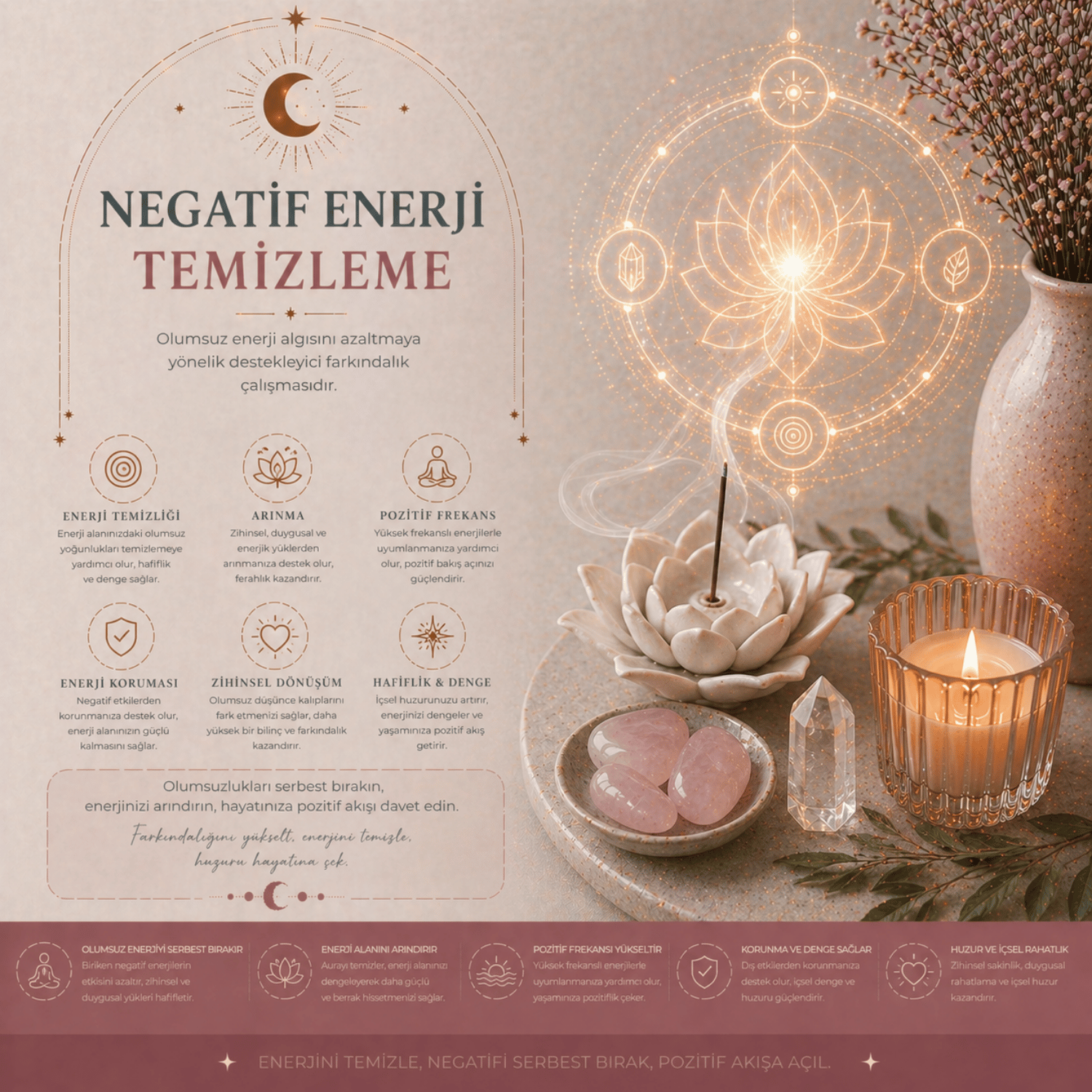 Negatif Enerji Temizleme – Olumsuzluklardan Arının, Pozitif Frekansa Geçin