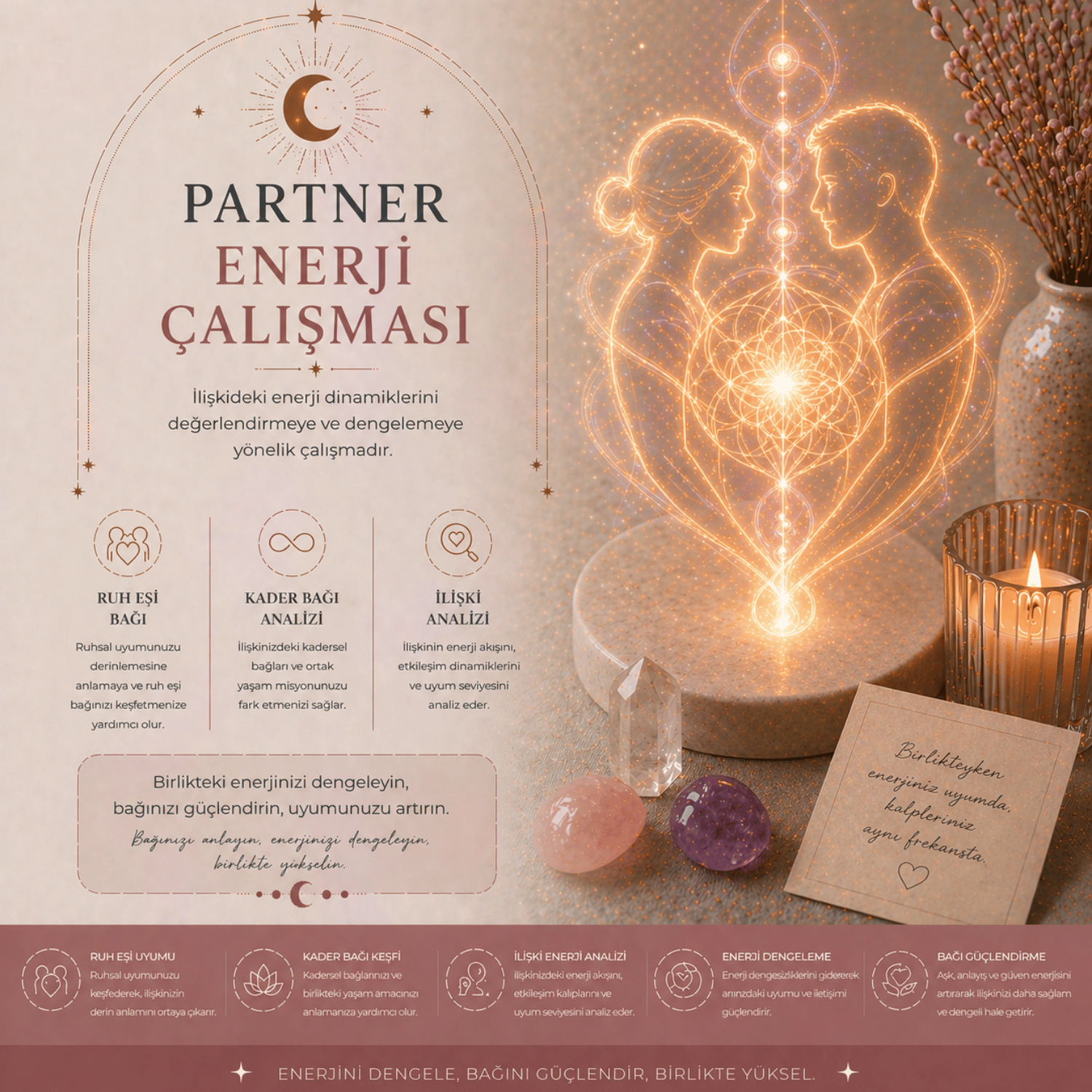 Partner Enerji Çalışması – İlişkinizdeki Enerji Akışını Şifalandırın