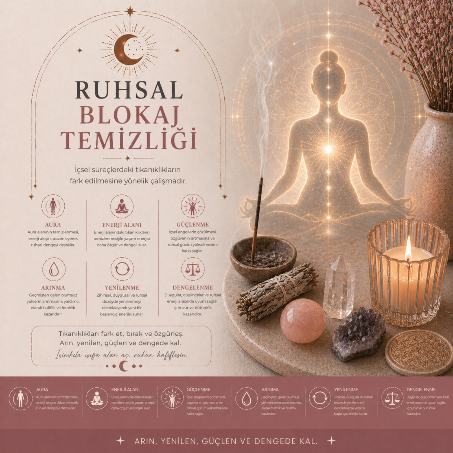 Ruhsal Blokaj Temizliği – İçsel Özgürlüğe Giden Yolu Aralayın