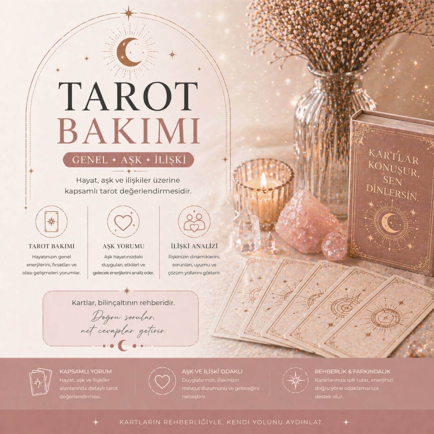 Tarot Bakımı – Hayat, Aşk ve İlişkiler Üzerine Kapsamlı Analiz