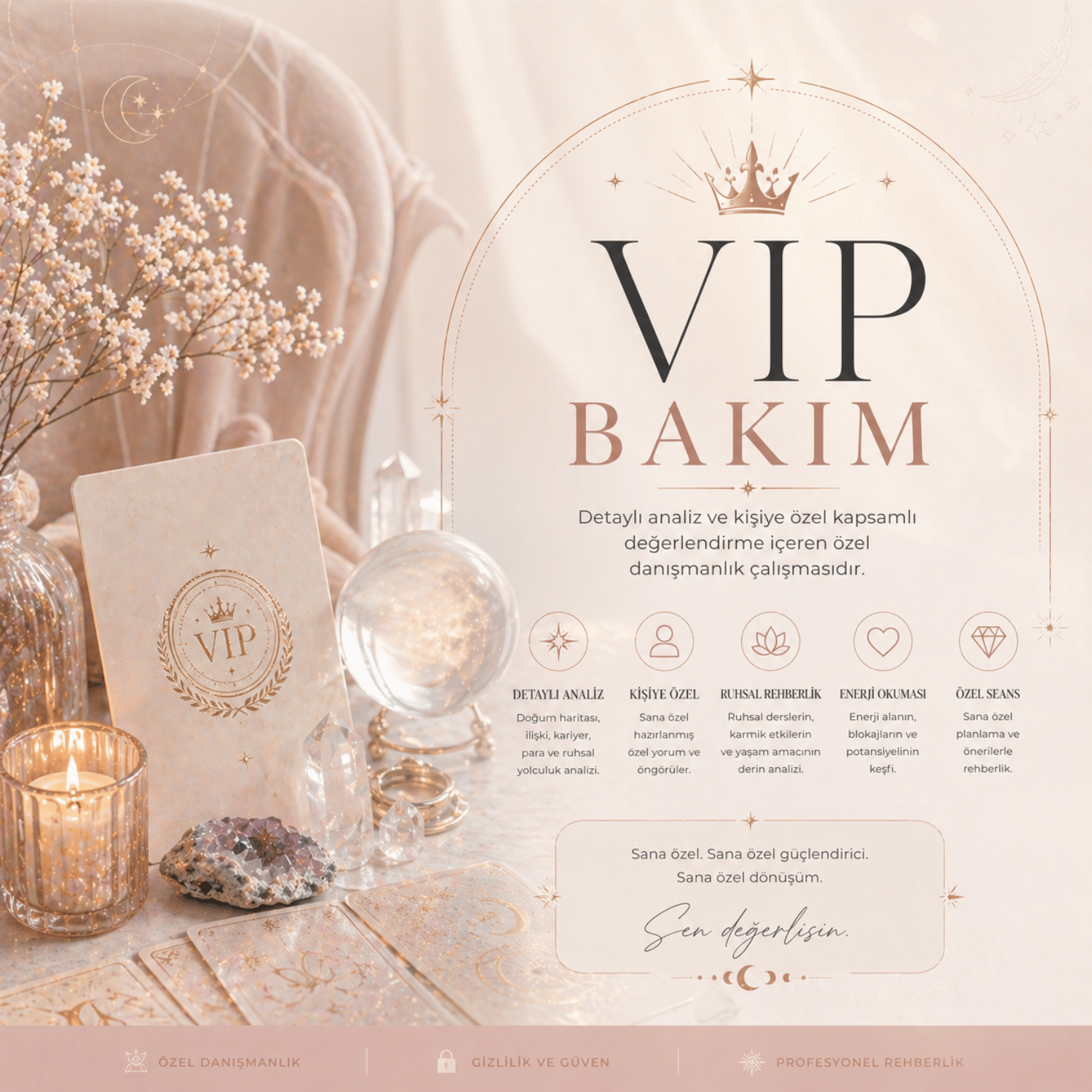 VIP Bakım – Size Özel, Derinlikli ve Ayrıcalıklı Danışmanlık