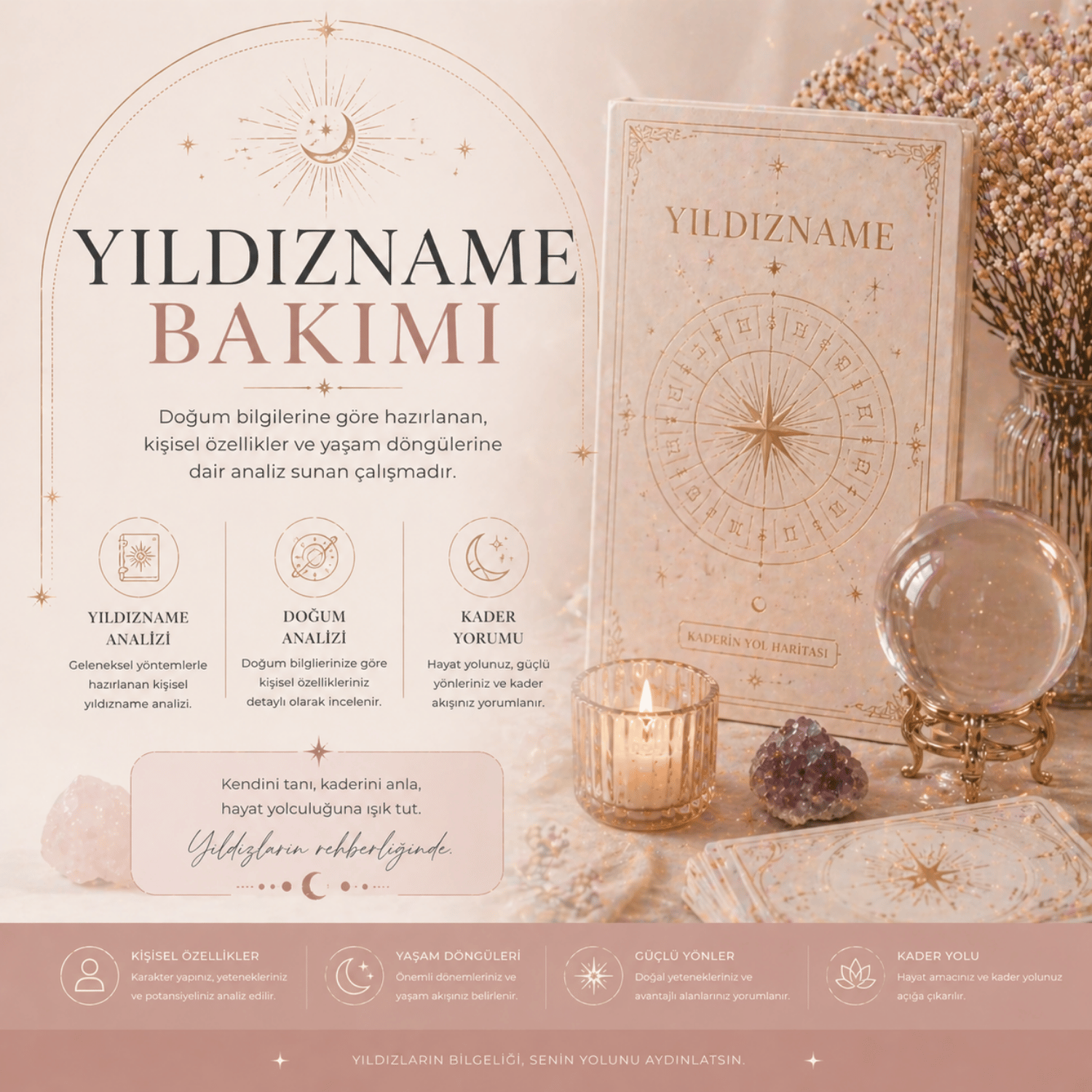 Yıldızname Bakımı – Doğumunuzdaki Gizli Kader Kodlarını Çözün