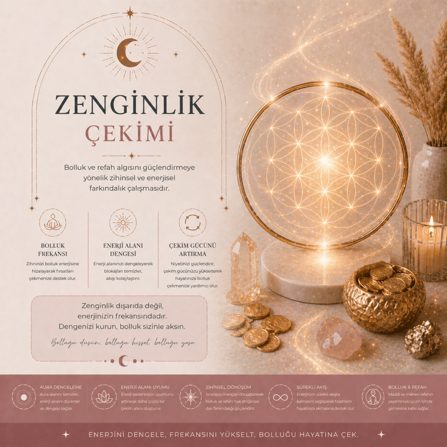 Zenginlik Çekimi – Bolluk Bilinciyle Refah Enerjinizi Aktive Edin