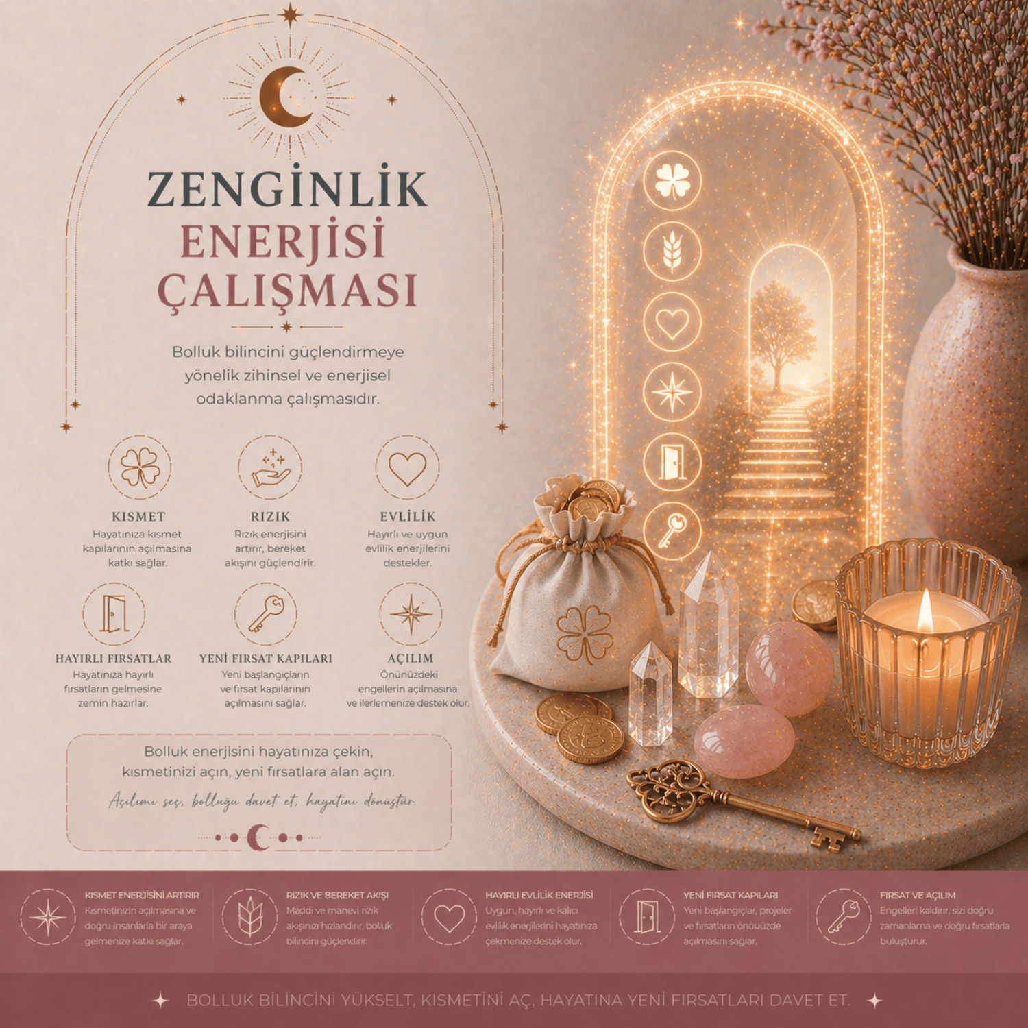 Zenginlik Enerjisi Çalışması – Bolluk Bilinciyle Yeni Kapılar Aralayın
