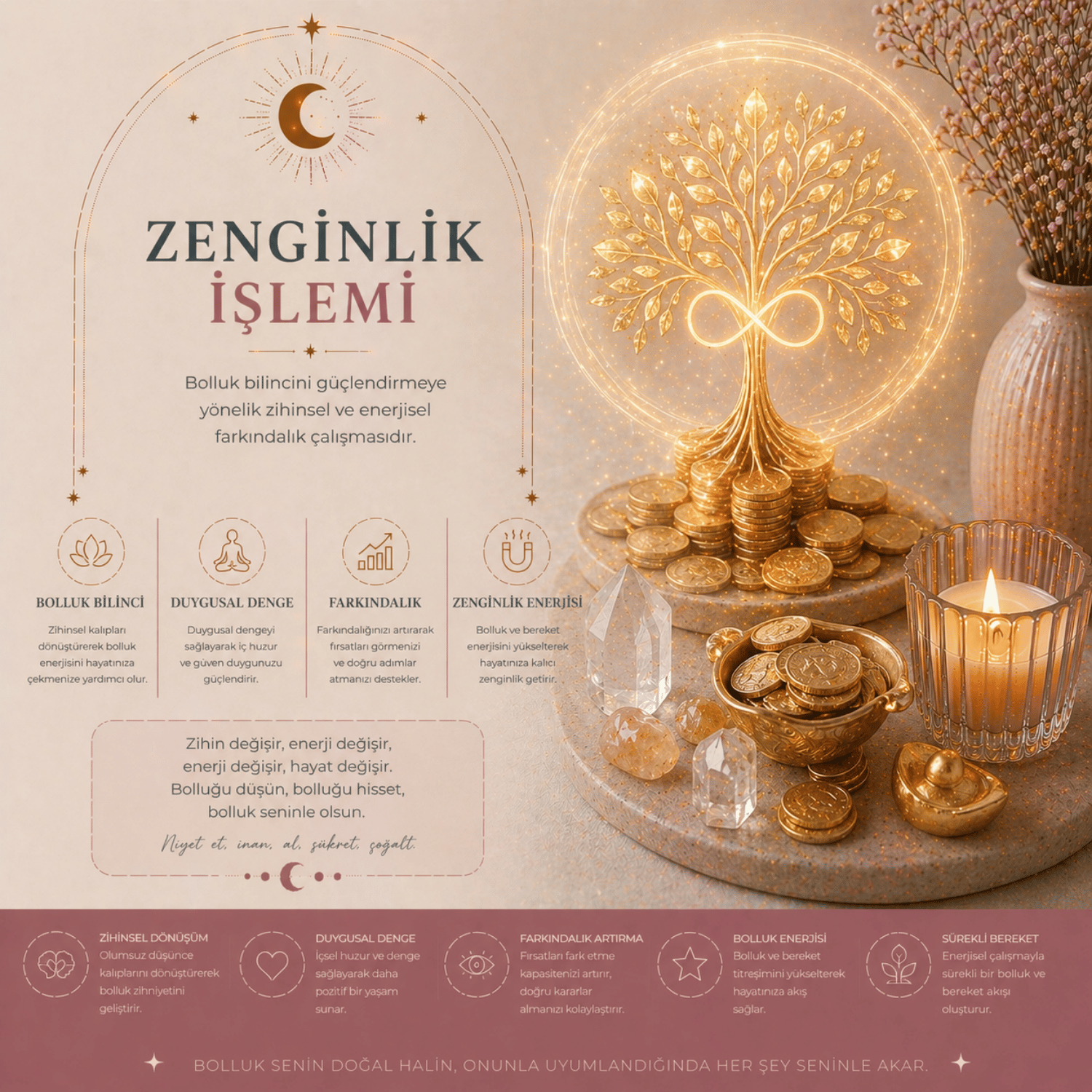 Zenginlik İşlemi – Bolluk Bilinciyle Maddi ve Manevi Refahı İnşa Edin